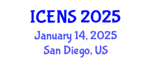 International Conference on Engineering and Natural Sciences (ICENS) January 14, 2025 - San Diego, United States