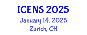 International Conference on Engineering and Natural Sciences (ICENS) January 14, 2025 - Zurich, Switzerland