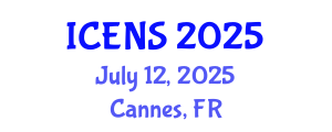 International Conference on Engineering and Natural Sciences (ICENS) July 12, 2025 - Cannes, France