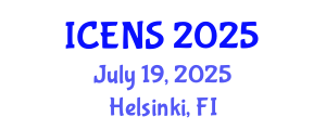 International Conference on Engineering and Natural Sciences (ICENS) July 19, 2025 - Helsinki, Finland
