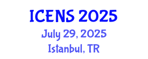 International Conference on Engineering and Natural Sciences (ICENS) July 29, 2025 - Istanbul, Turkey