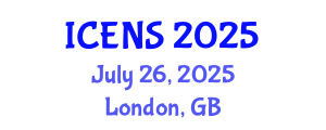 International Conference on Engineering and Natural Sciences (ICENS) July 26, 2025 - London, United Kingdom