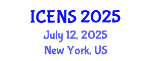 International Conference on Engineering and Natural Sciences (ICENS) July 12, 2025 - New York, United States