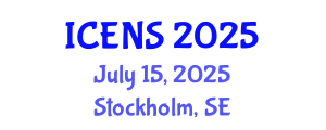 International Conference on Engineering and Natural Sciences (ICENS) July 15, 2025 - Stockholm, Sweden
