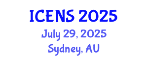 International Conference on Engineering and Natural Sciences (ICENS) July 29, 2025 - Sydney, Australia