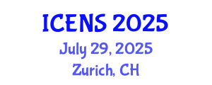 International Conference on Engineering and Natural Sciences (ICENS) July 29, 2025 - Zurich, Switzerland