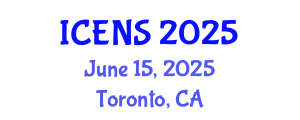 International Conference on Engineering and Natural Sciences (ICENS) June 15, 2025 - Toronto, Canada