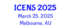 International Conference on Engineering and Natural Sciences (ICENS) March 25, 2025 - Melbourne, Australia