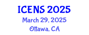 International Conference on Engineering and Natural Sciences (ICENS) March 29, 2025 - Ottawa, Canada