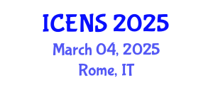 International Conference on Engineering and Natural Sciences (ICENS) March 04, 2025 - Rome, Italy