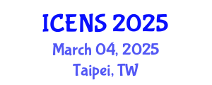 International Conference on Engineering and Natural Sciences (ICENS) March 04, 2025 - Taipei, Taiwan