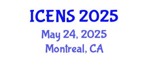 International Conference on Engineering and Natural Sciences (ICENS) May 24, 2025 - Montreal, Canada