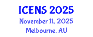 International Conference on Engineering and Natural Sciences (ICENS) November 11, 2025 - Melbourne, Australia