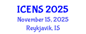 International Conference on Engineering and Natural Sciences (ICENS) November 15, 2025 - Reykjavik, Iceland