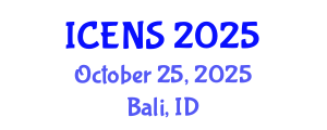 International Conference on Engineering and Natural Sciences (ICENS) October 25, 2025 - Bali, Indonesia