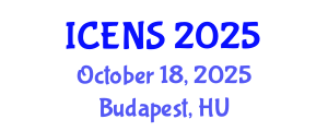 International Conference on Engineering and Natural Sciences (ICENS) October 18, 2025 - Budapest, Hungary