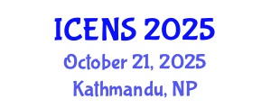 International Conference on Engineering and Natural Sciences (ICENS) October 21, 2025 - Kathmandu, Nepal