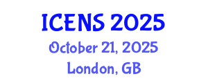 International Conference on Engineering and Natural Sciences (ICENS) October 21, 2025 - London, United Kingdom