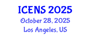International Conference on Engineering and Natural Sciences (ICENS) October 28, 2025 - Los Angeles, United States