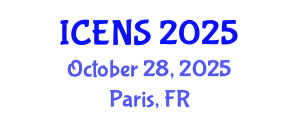 International Conference on Engineering and Natural Sciences (ICENS) October 28, 2025 - Paris, France