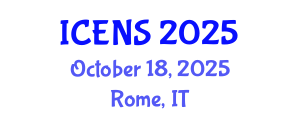 International Conference on Engineering and Natural Sciences (ICENS) October 18, 2025 - Rome, Italy