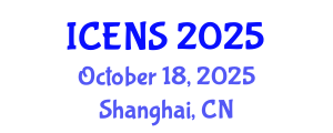 International Conference on Engineering and Natural Sciences (ICENS) October 18, 2025 - Shanghai, China