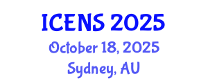 International Conference on Engineering and Natural Sciences (ICENS) October 18, 2025 - Sydney, Australia