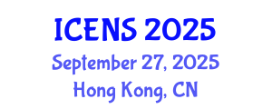 International Conference on Engineering and Natural Sciences (ICENS) September 27, 2025 - Hong Kong, China
