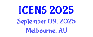 International Conference on Engineering and Natural Sciences (ICENS) September 09, 2025 - Melbourne, Australia