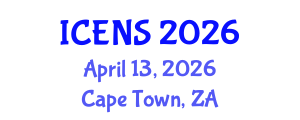 International Conference on Engineering and Natural Sciences (ICENS) April 13, 2026 - Cape Town, South Africa International Conference on Engineering and Natural Sciences (ICENS) April 13, 2026 - Cape Town, South Africa
