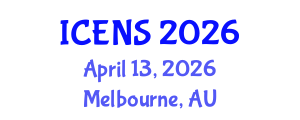 International Conference on Engineering and Natural Sciences (ICENS) April 13, 2026 - Melbourne, Australia International Conference on Engineering and Natural Sciences (ICENS) April 13, 2026 - Melbourne, Australia