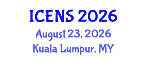 International Conference on Engineering and Natural Sciences (ICENS) August 23, 2026 - Kuala Lumpur, Malaysia International Conference on Engineering and Natural Sciences (ICENS) August 23, 2026 - Kuala Lumpur, Malaysia