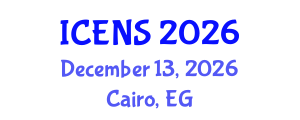International Conference on Engineering and Natural Sciences (ICENS) December 13, 2026 - Cairo, Egypt International Conference on Engineering and Natural Sciences (ICENS) December 13, 2026 - Cairo, Egypt