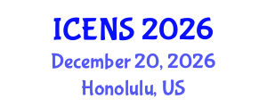 International Conference on Engineering and Natural Sciences (ICENS) December 20, 2026 - Honolulu, United States International Conference on Engineering and Natural Sciences (ICENS) December 20, 2026 - Honolulu, United States