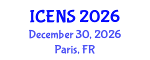 International Conference on Engineering and Natural Sciences (ICENS) December 30, 2026 - Paris, France