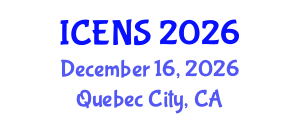 International Conference on Engineering and Natural Sciences (ICENS) December 16, 2026 - Quebec City, Canada International Conference on Engineering and Natural Sciences (ICENS) December 16, 2026 - Quebec City, Canada