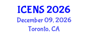 International Conference on Engineering and Natural Sciences (ICENS) December 09, 2026 - Toronto, Canada