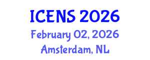 International Conference on Engineering and Natural Sciences (ICENS) February 02, 2026 - Amsterdam, Netherlands International Conference on Engineering and Natural Sciences (ICENS) February 02, 2026 - Amsterdam, Netherlands