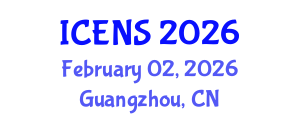 International Conference on Engineering and Natural Sciences (ICENS) February 02, 2026 - Guangzhou, China International Conference on Engineering and Natural Sciences (ICENS) February 02, 2026 - Guangzhou, China