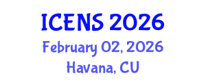 International Conference on Engineering and Natural Sciences (ICENS) February 02, 2026 - Havana, Cuba International Conference on Engineering and Natural Sciences (ICENS) February 02, 2026 - Havana, Cuba