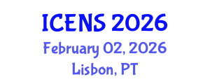 International Conference on Engineering and Natural Sciences (ICENS) February 02, 2026 - Lisbon, Portugal International Conference on Engineering and Natural Sciences (ICENS) February 02, 2026 - Lisbon, Portugal