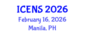 International Conference on Engineering and Natural Sciences (ICENS) February 16, 2026 - Manila, Philippines International Conference on Engineering and Natural Sciences (ICENS) February 16, 2026 - Manila, Philippines
