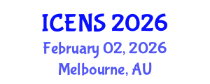 International Conference on Engineering and Natural Sciences (ICENS) February 02, 2026 - Melbourne, Australia International Conference on Engineering and Natural Sciences (ICENS) February 02, 2026 - Melbourne, Australia