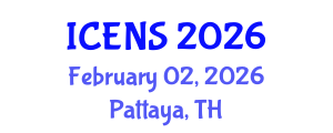 International Conference on Engineering and Natural Sciences (ICENS) February 02, 2026 - Pattaya, Thailand International Conference on Engineering and Natural Sciences (ICENS) February 02, 2026 - Pattaya, Thailand