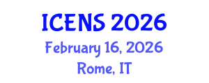International Conference on Engineering and Natural Sciences (ICENS) February 16, 2026 - Rome, Italy International Conference on Engineering and Natural Sciences (ICENS) February 16, 2026 - Rome, Italy