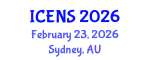International Conference on Engineering and Natural Sciences (ICENS) February 23, 2026 - Sydney, Australia International Conference on Engineering and Natural Sciences (ICENS) February 23, 2026 - Sydney, Australia