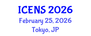 International Conference on Engineering and Natural Sciences (ICENS) February 25, 2026 - Tokyo, Japan