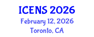 International Conference on Engineering and Natural Sciences (ICENS) February 12, 2026 - Toronto, Canada International Conference on Engineering and Natural Sciences (ICENS) February 12, 2026 - Toronto, Canada