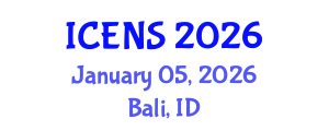 International Conference on Engineering and Natural Sciences (ICENS) January 05, 2026 - Bali, Indonesia International Conference on Engineering and Natural Sciences (ICENS) January 05, 2026 - Bali, Indonesia