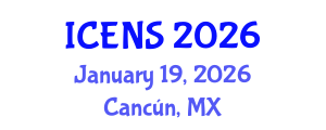 International Conference on Engineering and Natural Sciences (ICENS) January 19, 2026 - Cancún, Mexico International Conference on Engineering and Natural Sciences (ICENS) January 19, 2026 - Cancún, Mexico